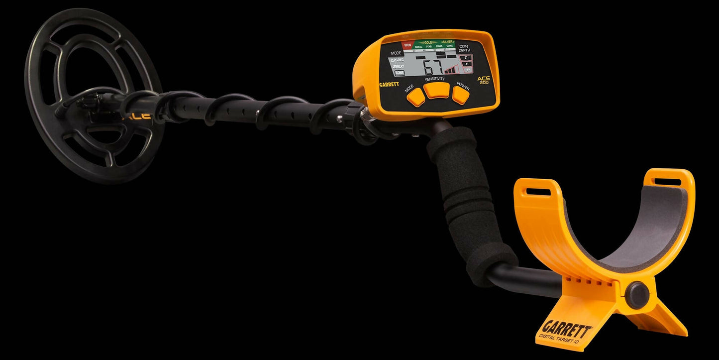 ACE 200I GARRETT DETECTOR DE METALES DE HOBBY PLAYA PARQUE CAMPO