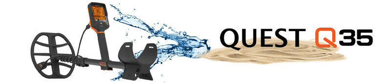 QUEST Q35 DETECTOR DE METALES SUMERGIBLE A 5 METROS