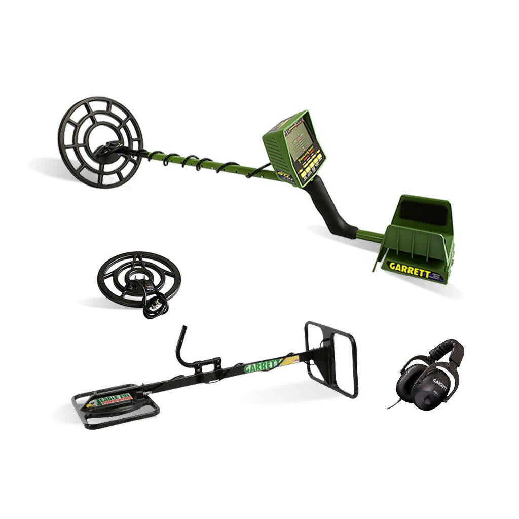 GTI 2500 GARRETT DETECTOR DE METALES + OJO DE ÁGUILA PARA ENTIERROS