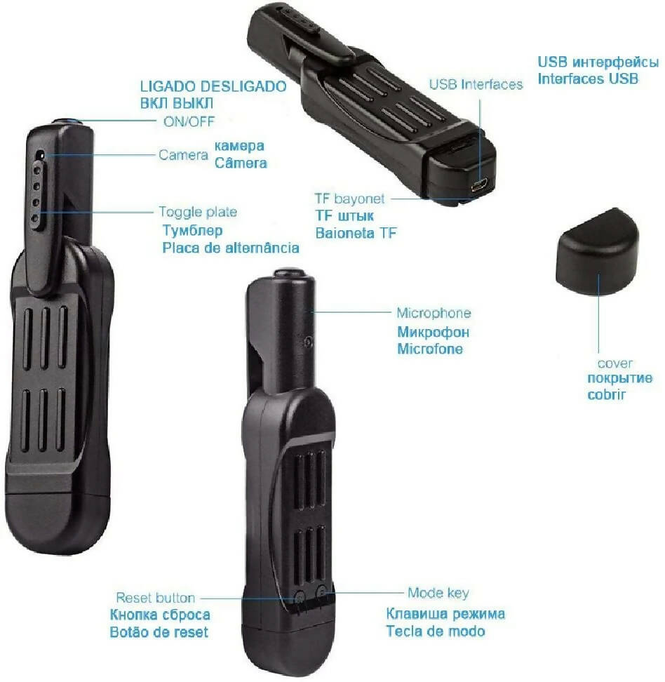 MINI CAMARA FULL HD ESPIA ESFERO VIDEO FOTOS AUDIO 32GB DV