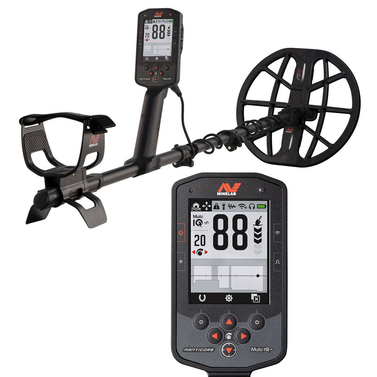 MINELAB MANTICORE DETECTOR DE METALES PEPAS DE ORO SUMERGIBLE A 5 METROS