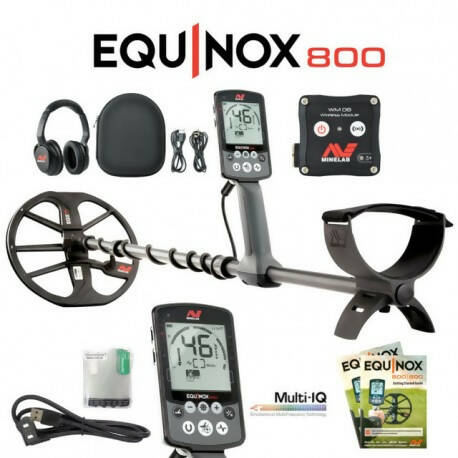 EQUINOX 800 MINELAB MULTI IQ DETECTOR METAL ORO PEPAS POLVO (BAJO PEDIDO)