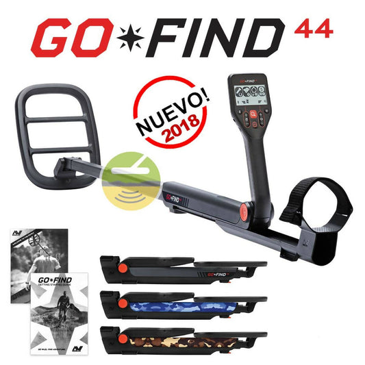 MINELAB GO FIND 44 DETECTOR DE METALES RETRACTIL