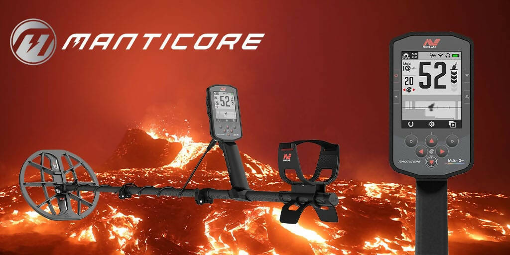 MINELAB MANTICORE DETECTOR DE METALES PEPAS DE ORO SUMERGIBLE A 5 METROS